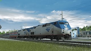 Amtrak Cabride  Trainz Railroad Simulator 2019 [upl. by Auoz]