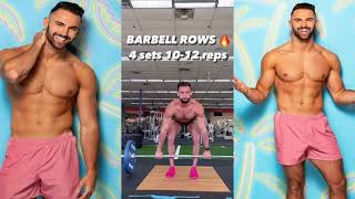 Sexy Connor Trott Shirtless TikTok Workout Videos Love Island [upl. by Worsham]