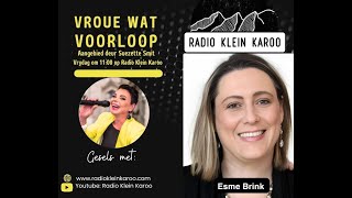 VROUE WAT VOORLOOP ESME BRINK [upl. by Ybrek]