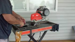 How to use Tile Bullnose Blade on porcelain tile [upl. by Assyram]