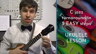 Spice up a C major turnaround for ukulele [upl. by Eillek]