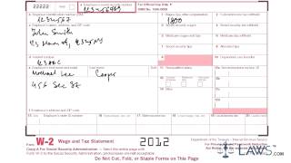 Learn how to fill w 2 Tax form [upl. by Maribelle]