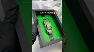 Our 3D frames with working cars😈 carguy cartok lamborghini camero cars car [upl. by Zilvia]