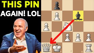 How Kasparov PUNISHES Bg4 Pins [upl. by Sirrom]