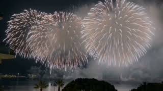 First Fireworks Festival 2022 Cannes France [upl. by Sokairyk718]