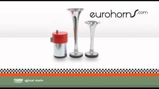 FIAMM air horn stainless steel double horn [upl. by Luap]