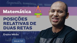 Posições relativas de duas retas​  Matemática  Ensino Médio [upl. by Egwin]