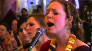 Jahnavi Devi Dasi at Kirtan Mela Mayapur 2014 Day 2  Bhajan Bhakti Chanting of Mahamantra ISKCON [upl. by Okun799]