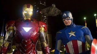 Iron Man amp Captain America vs Loki  Fight Scene  The Avengers 2012 Movie Clip HD [upl. by Venita]