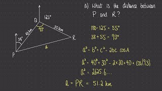 Trigonometry Cosine Rule [upl. by Morez]