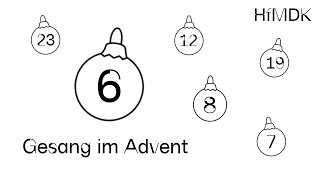 6 Dezember  Adventskalender der HfMDK Gesangsklassen [upl. by Mclain]