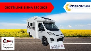 CAMPING CAR 6m LIT A LA FRANCAISE BOITE AUTO GIOTTILINE SIENA 330 2025 NORD SUD CARAVANING [upl. by Alioz]