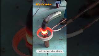 Induction Brazing of Copper to Stainless Steel [upl. by Ayotak]