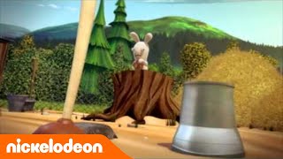 Les lapins crétins  Invasion  La convoitise du bretzel  Nickelodeon France [upl. by Pepi]