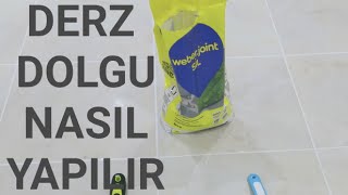 Derz dolgu nasıl yapılır FAYANS ARALARI NASIL TAMİR EDİLİR Derz yenileme [upl. by Dania552]