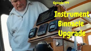 Upgrading the instruments on the Binnacle on our jouet 1040 Episode 144 [upl. by Frame]