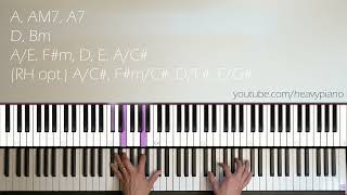 Moondog  High On A Rocky Ledge Piano Tutorial [upl. by Elocan]