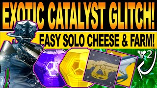 Destiny 2  SOLO EXOTIC CATALYST GLITCH How to Get TELESTO Easy FARM amp CHEESE Season Of Arrivals [upl. by Duaner]