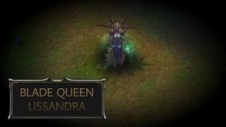 Blade Queen Lissandra Skin Spotlight [upl. by Hgielac]