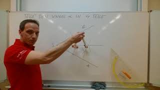 Winkelsymmetrale  teile den gegebenen Winkel in 4 gleich große Teile [upl. by Ciccia]