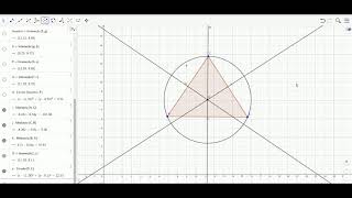 Ortocentro incentro baricentro e circuncentro do triangulo no geogebra [upl. by Willmert]