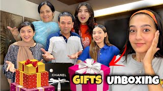 Abu Dhabi Gifts Unboxing 🎁 Gifts per hui larai😱Rabia Faisal Vlogs  Sistrology [upl. by Lauder]