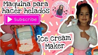 MAQUINA PARA HACER HELADOS DE VERDAD ICE CREAM MAKER [upl. by Secunda]