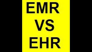 EMR vs EHR [upl. by Annay491]