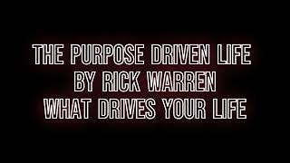 Purpose Driven Life Day 3 [upl. by Anaert]