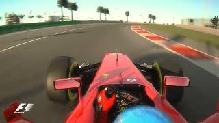 Alonso Onboard at Abu Dhabi 2012 Assetto Corsa recreation [upl. by Evanthe]