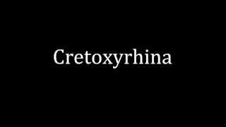 How to pronounce Cretoxyrhina [upl. by Lauder855]