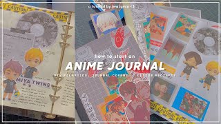 how to start an anime journal 🧸🛒 — supplies journal covers amp making polaroids [upl. by Cia]