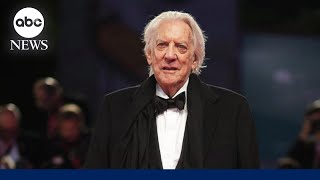 Acclaimed actor Donald Sutherland dies at age 88 [upl. by Aneertak430]