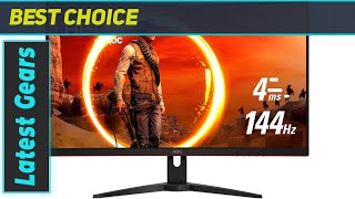 AOC CQ32G1 315quot Curved Gaming Monitor Review [upl. by Telrahc]