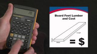 How to Calculate Board Feet Lumber and Costs  Construction Master 5 [upl. by Dorn698]