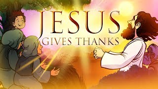 Thanksgiving Bible Story Being Thankful to God  Matthew 11  ShareFaithKidscom [upl. by Trah]