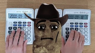 Sad Cotton Eye Joe Calculator Cover [upl. by Yssep]