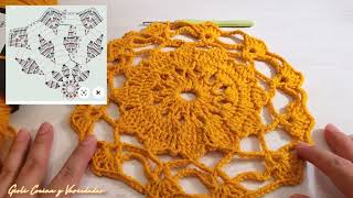 🍂Tapete Hermoso Tejido a Crochet🍂 crochet tapetedecroche ideas [upl. by Shulins]