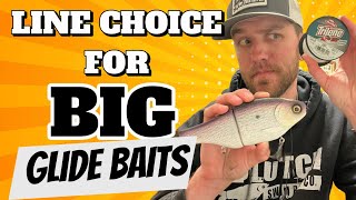 Line Choice For Glide Baits swimbaits bassfishing [upl. by Aikal]