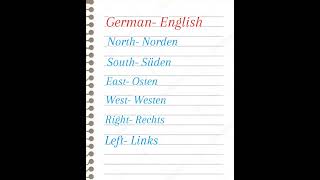 Direction in German germanlearning german language [upl. by Halil113]