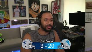 Cowboys vs Lions Live Play by Play amp Reaction [upl. by Divaj]