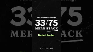 3375 React Router Nested Routes Explained ReactRouter NestedRoutes DynamicRoutes MERNChallenge [upl. by Atinrahs]