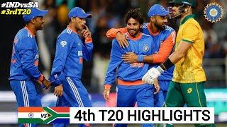 India vs South Africa 4th T20 Highlights  India vs South Africa  IND vs SA 4th T20 Highlights 2024 [upl. by Huoh]