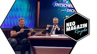 Entscheide dich mit Ralf Moeller  NEO MAGAZIN ROYALE mit Jan Böhmermann  ZDFneo [upl. by Cerell]