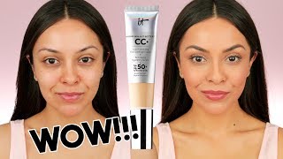 IT COSMETICS CC CREAM FIRST IMPRESSION I finally tried it and OMG  TrinaDuhra [upl. by Ingemar]