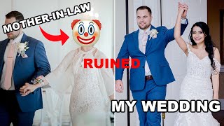 MOTHER IN LAW RUINED WEDDING with PHOTOS  VIDEOS  Mother In Law wore wedding dress to MY wedding [upl. by Scevor]