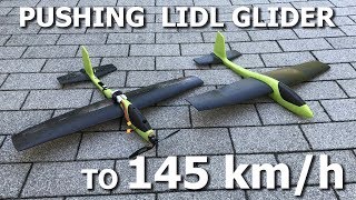 Pushing the LIDL Glider to 145 kmh [upl. by Anitnauq]