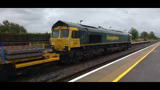 Mac Cam 6026 66568 Hinksey Sidings to Eastleigh East Yard  Radley 1052 06072024 [upl. by Redmond613]