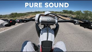 Yamaha YZ450F Street Ride  Pure Sound [upl. by Neerhtak]