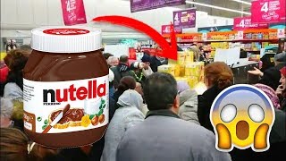 ÉMEUTE À INTERMARCHE POUR DU NUTELLA [upl. by Naeloj786]